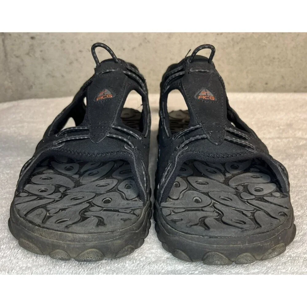 Nike Mens Size 11 Black ACG Trail Sport Hiking Vintage Sandals 690058-081